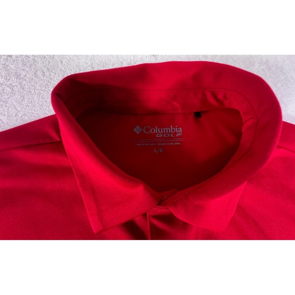 Columbia Golf Polo St Louis‎ Cardinals Shirt Mens L Large Red Performance Logo - Picture 4 of 4